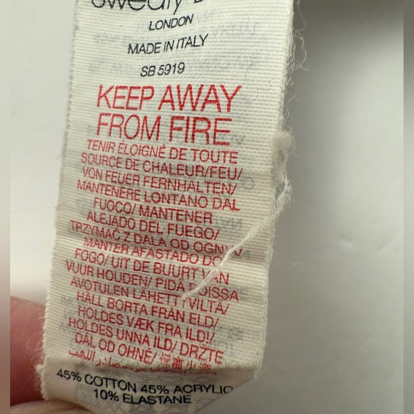 Sweaty Betty Harmonise Luxe Fleece Sweatshirt Lily White Women’s Medium Capsule - Picture 10 of 11